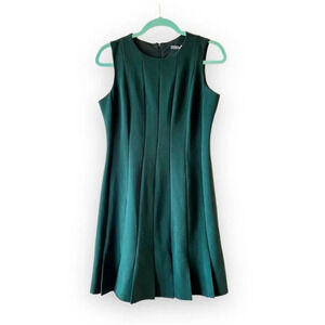 Julia Jordan Dark Green Sheath Dress Size 2 Carwash‎ Hem Swish VLV Barbiecore
